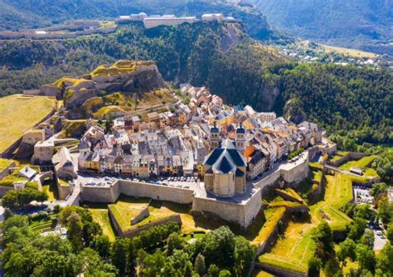 Arial Photo of Briancon Old town